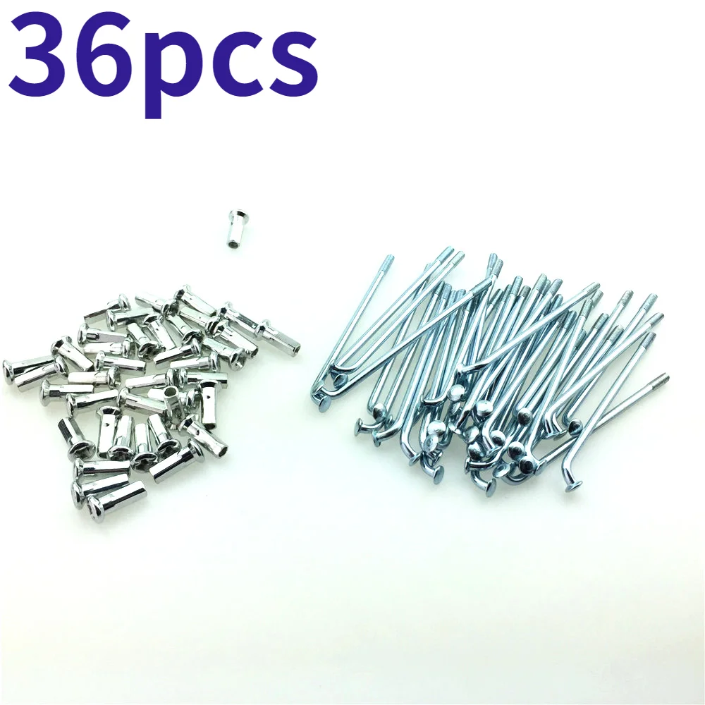 36pcs 3mm for Gn125 Gn250Motorcycle Accessories Spokes Wire about In Diameter Universal Electric Vehicle Parts Bicycle Spokes