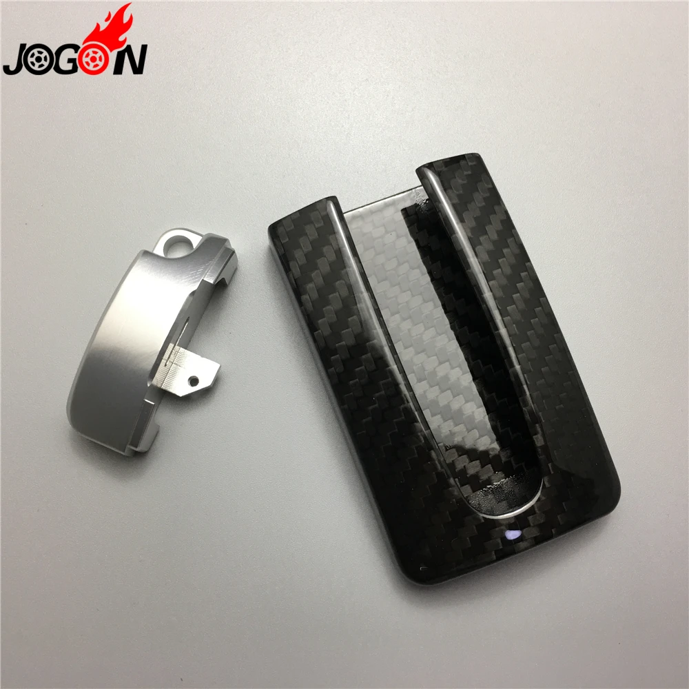 For INFINITI Q50 Q60 Q70 QX30 QX50 QX60 QX70 QX80 Carbon Fiber Smart Remote Key Fob Case Bag Shell Holder Cover view 3