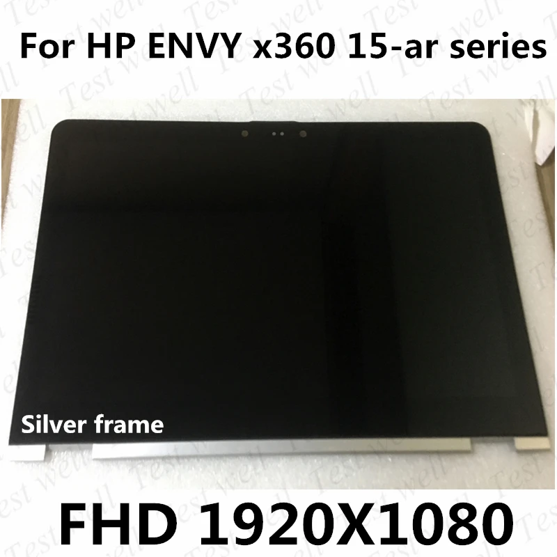 ips completo lcd display toque vidro digitador assembleia mais quadro para hp envy x360 15 ar serie 15 ar000ur 15 ar001ur 15 ar002na 156 01