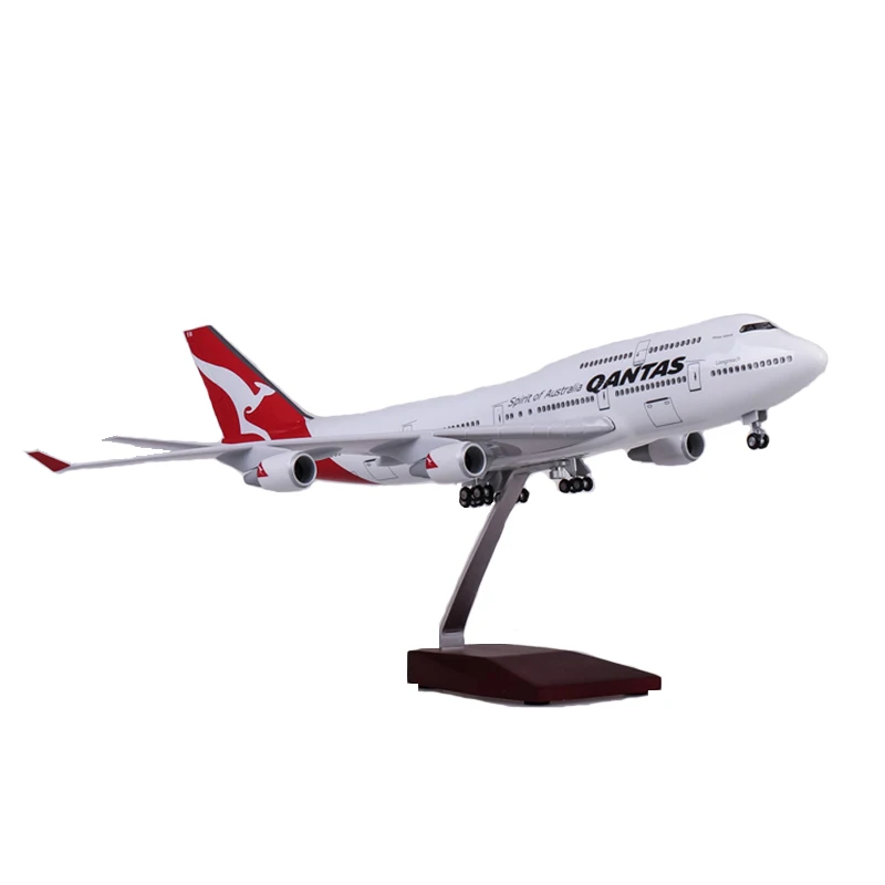 

1:150 Scale 47CM B747 Airline Plane Model Base W Landing Gear & Fixed-wing Aircraft Toys Display