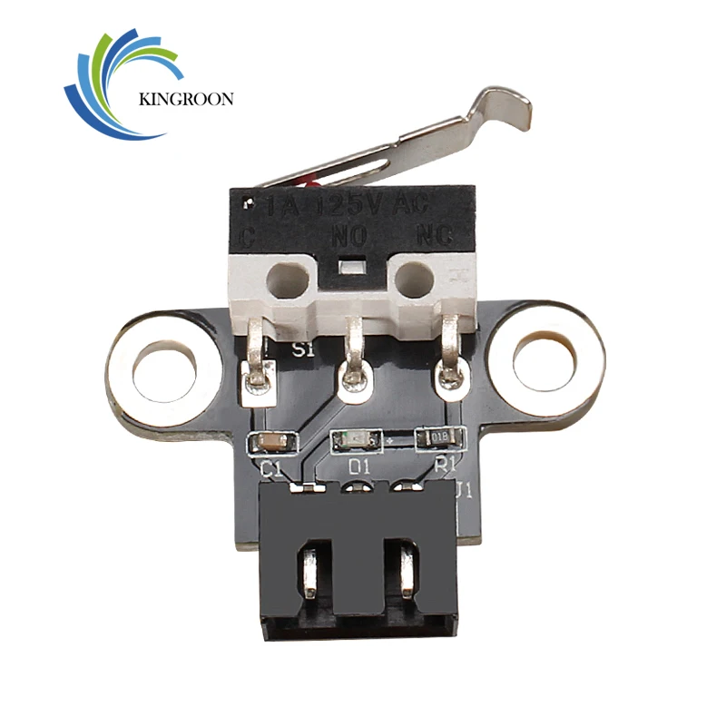 KINGROON 1PC Endstop Limit Mechanical End Stop Limit Switch With 1 Meter Cable For MotherBoard 3D Printer Parts