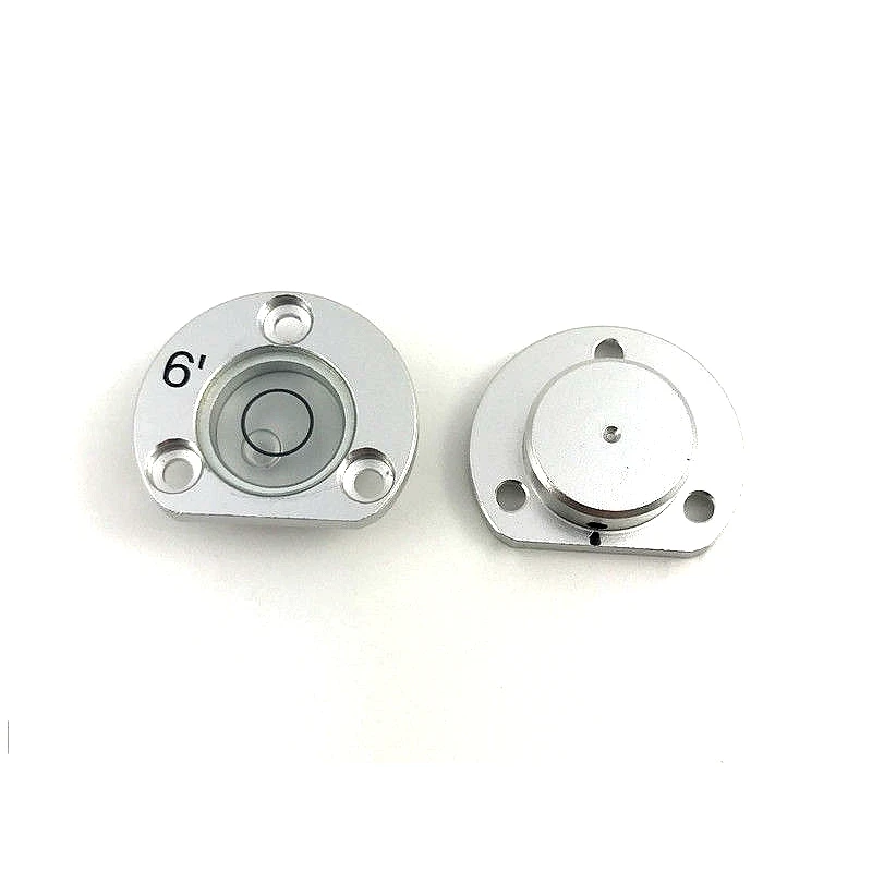 2 pcs aluminum Bubble for Leica TS02 TS09 TS06 TPS800 TPS400 TPS300 total station SEMICIRCLE LEVEL bubbles Accuracy  6'/2mm