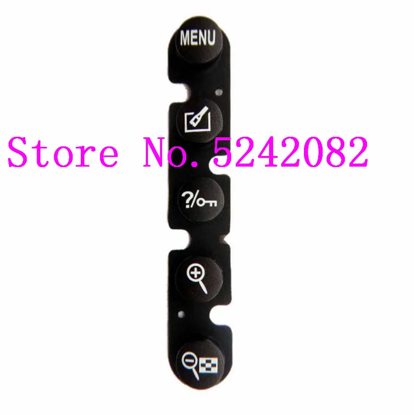 5PCS/New Rear back Menu OK Button Rubber Stripe cover Replacement For Nikon D600 D610 Camera Repair Part