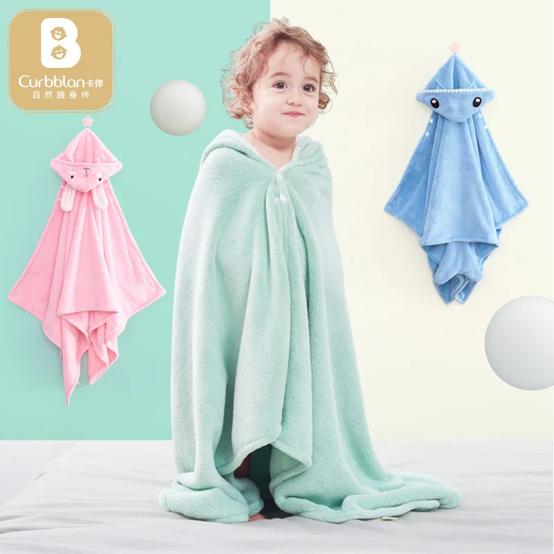 

Super Soft Cartoon Animal Children Bath Towel Cute Lovely Hooded Cloak Baby Cloak Bathrobe Head Yukata Bath Towel Washcloth