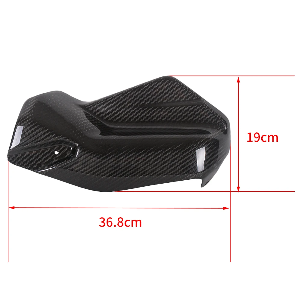 For DUCATI Multistrada 950 950S 2019 2020 2021 100% Carbon Fiber Exhaust Heat Shield Cover Fairing Cowl Motorcycle Refit