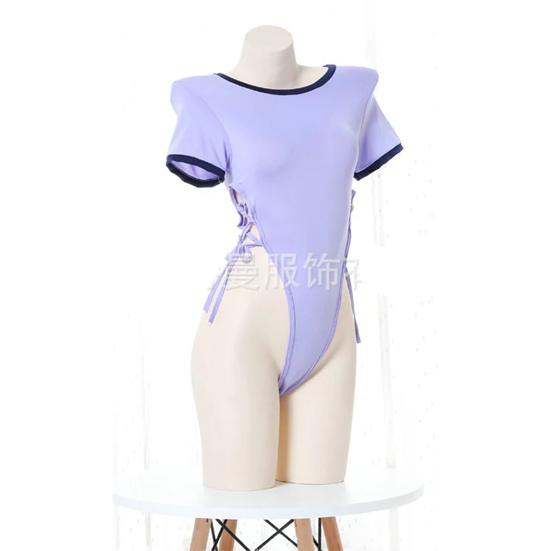 AniLV-Bodysuit Anime Japonês para Meninas Da Escola, Uniforme Estudante, Maiô, Traje Cosplay, Swimwear Multicolor, Lingerie One Piece