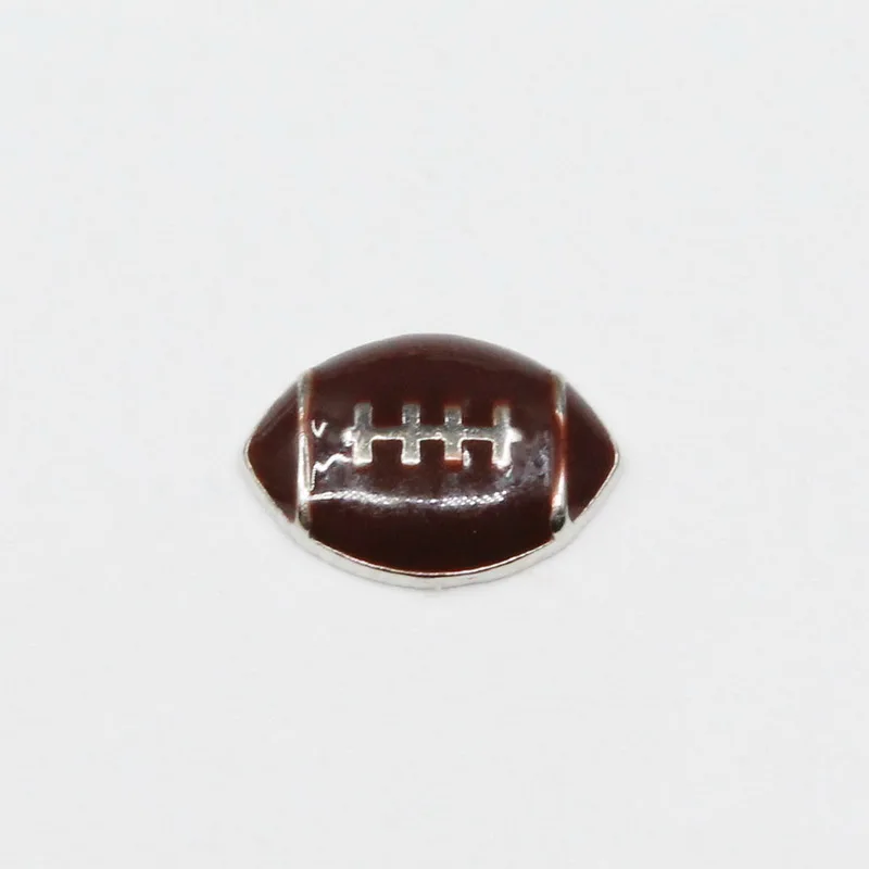 20pcs/lot Ball Games Athletics Gymnastics Enamels Sport Floating Charms For Glass Lockets Memory Pendants Jewelry Accessories