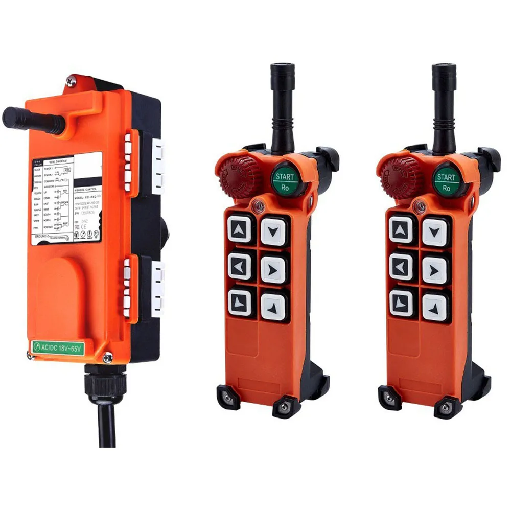 Original TELECRANE Wireless Industrial Remote Controller Electric Hoist Remote Control 2 Transmitter + 1 Receiver F21-E1