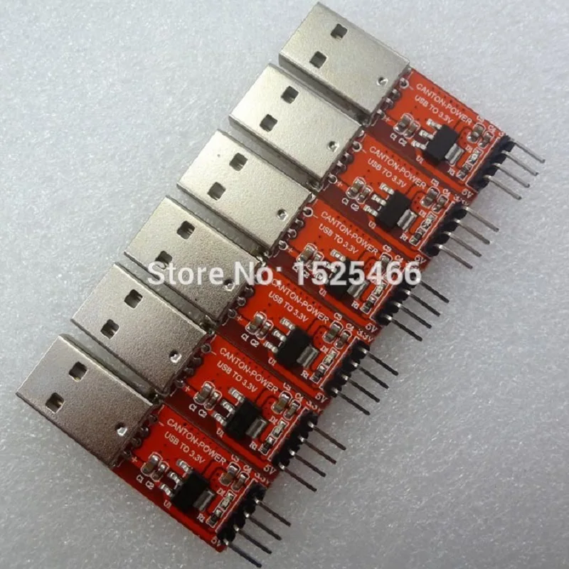 6pcs USB DC/DC 5V to 3.3V Multipurpose Voltage Regulator Buck Module for esp8266 breadboard Zigbee FPGA CPLD Development Board