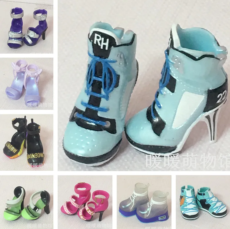 Original Rainbow School Doll Multi-style Can Choose Shoes, Heels, Boots, DIY Dress-up Girl Toys