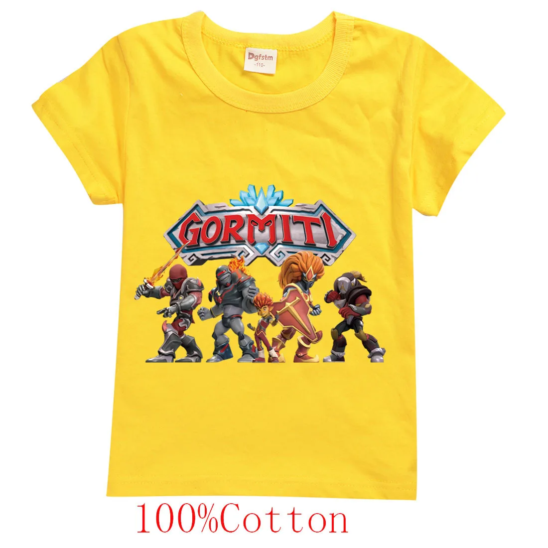 

Fashion Game Gormiti Clothes 2024 Summer Cotton T Shirt Kids Cartoon Tops Tees Boys T-shirt Baby Girls Short Sleeve Home Tshirts