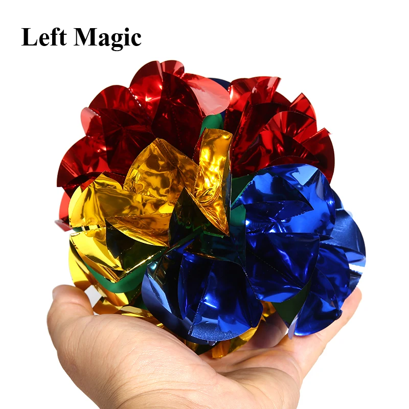 

Mini Size Appearing Ball Flower (Diameter:14cm) Magic Tricks Spring Flower Bouquet Magic Props Show Toys