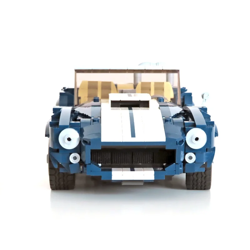 Technical Creative 10265 Modified Cobra Roadster Sports Car DIY Building Blocks Assemble Bricks Vehicle Model Kids Toys Gifts