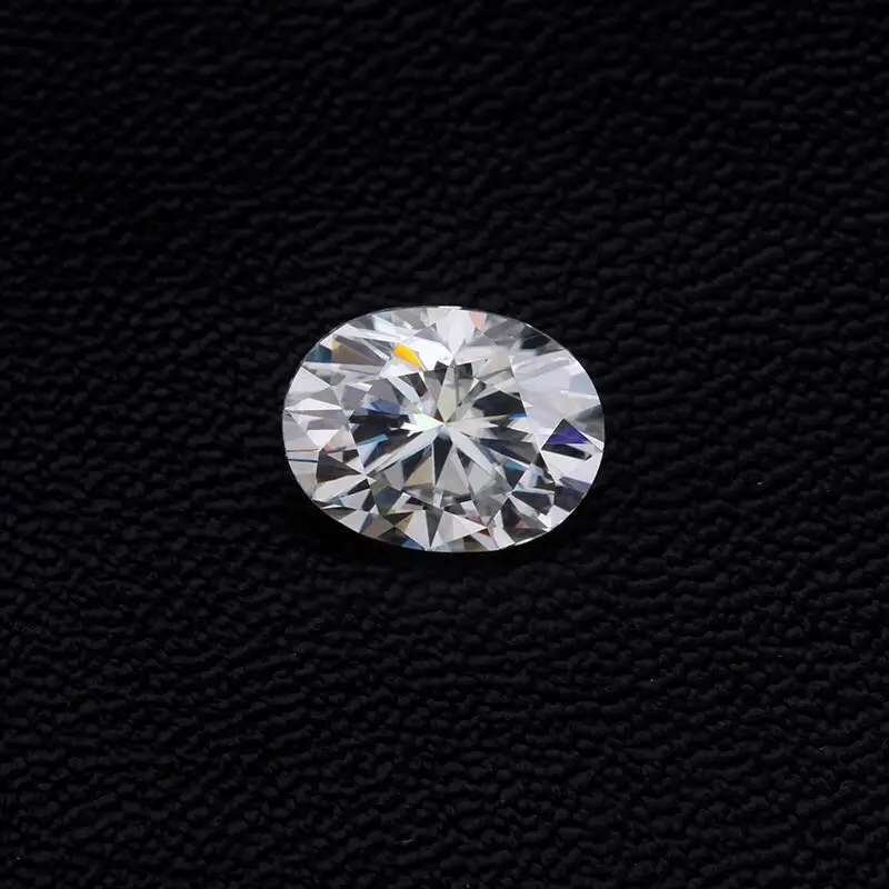 Wholesale Price D Color 2x3~10x14mm VVS1 Oval Brilliant Cut Loose Moissanite Stone With GRA Certificate