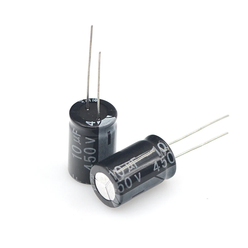 450V10UF 10x16mm 450v 10uf 450v10MFD 450v10mf Aluminiowy kondensator elektrolityczny 10mf450v 450Volt 450wv 450vdc 15uf 22uf 33uf 47uf