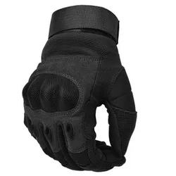 Guantes tácticos para hombre y mujer, manoplas de protección de superfibra para montar en moto, nudillos duros, dedos completos, pantalla táctil