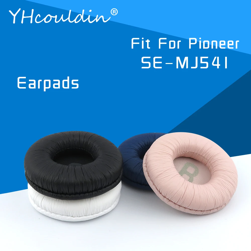 Earpads For Pioneer SE MJ541 SE-MJ541 Headset Accessaries Replacement Ear Cushions Wrinkled Leather Material