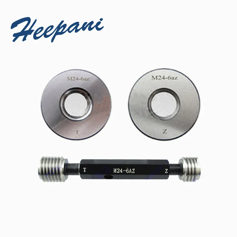 Galvanized Thread Plug Ring Gauge 20 6AZ  22 6az 24 6az Cutting Tap Tool 16 / 18 6AZ Tapping GO NOGO Gage Screw Plug O Gauges