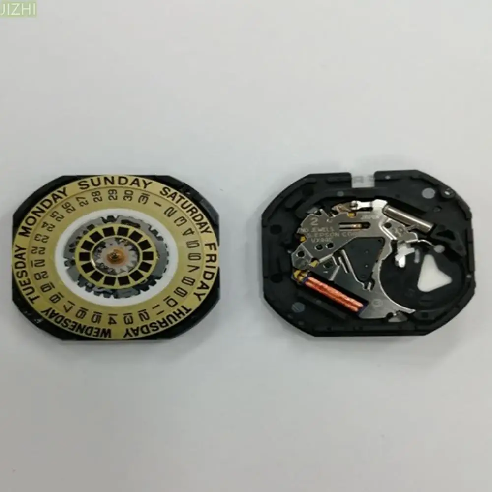 Replacement Parts 11½ ‴ Quartz Watch Movement With Date & Wide Day Watches For VX44E