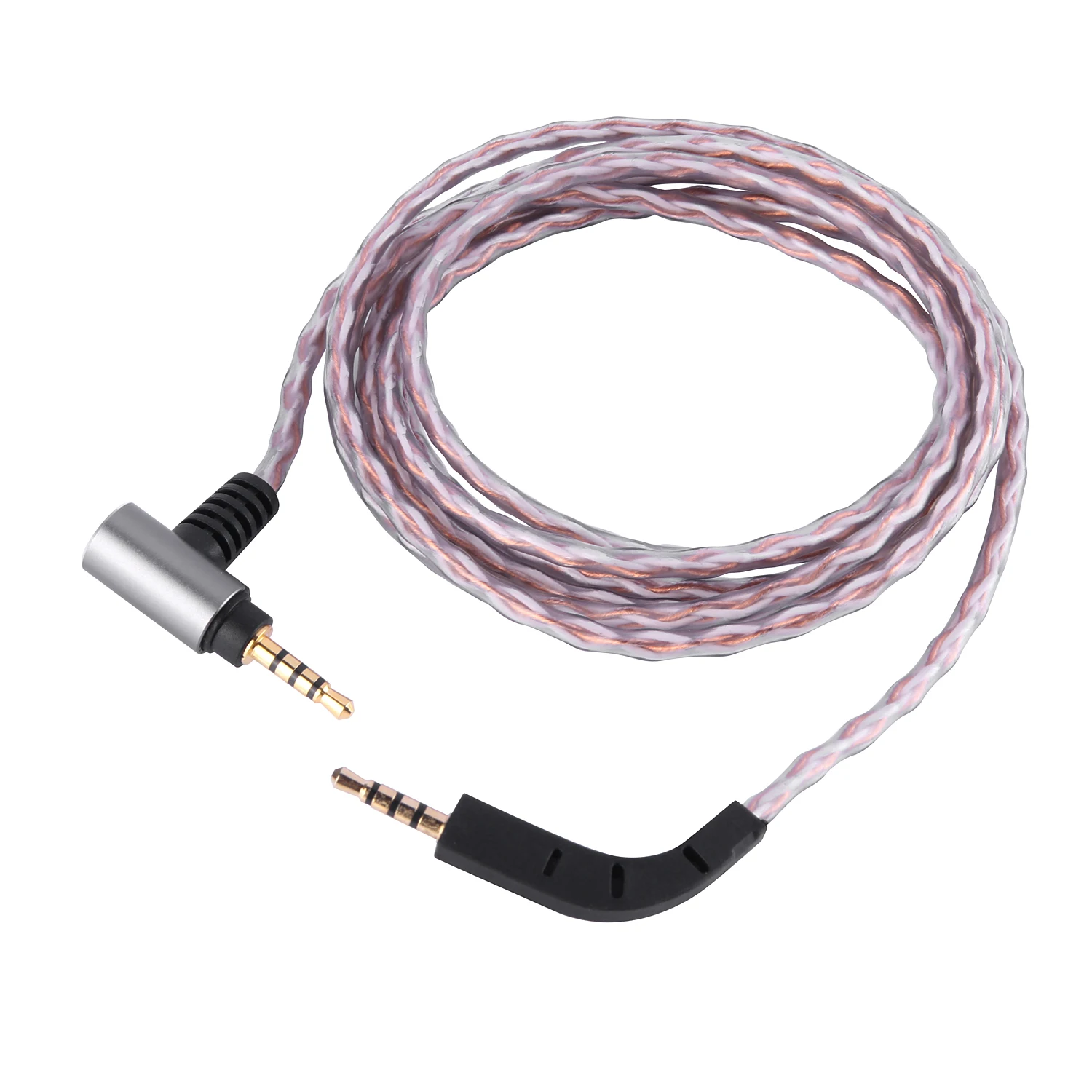 2.5mm/4.4mm OCC braid Balanced Audio cable For B&W Bowers & Wilkins P7 /P7 Wireless headphones