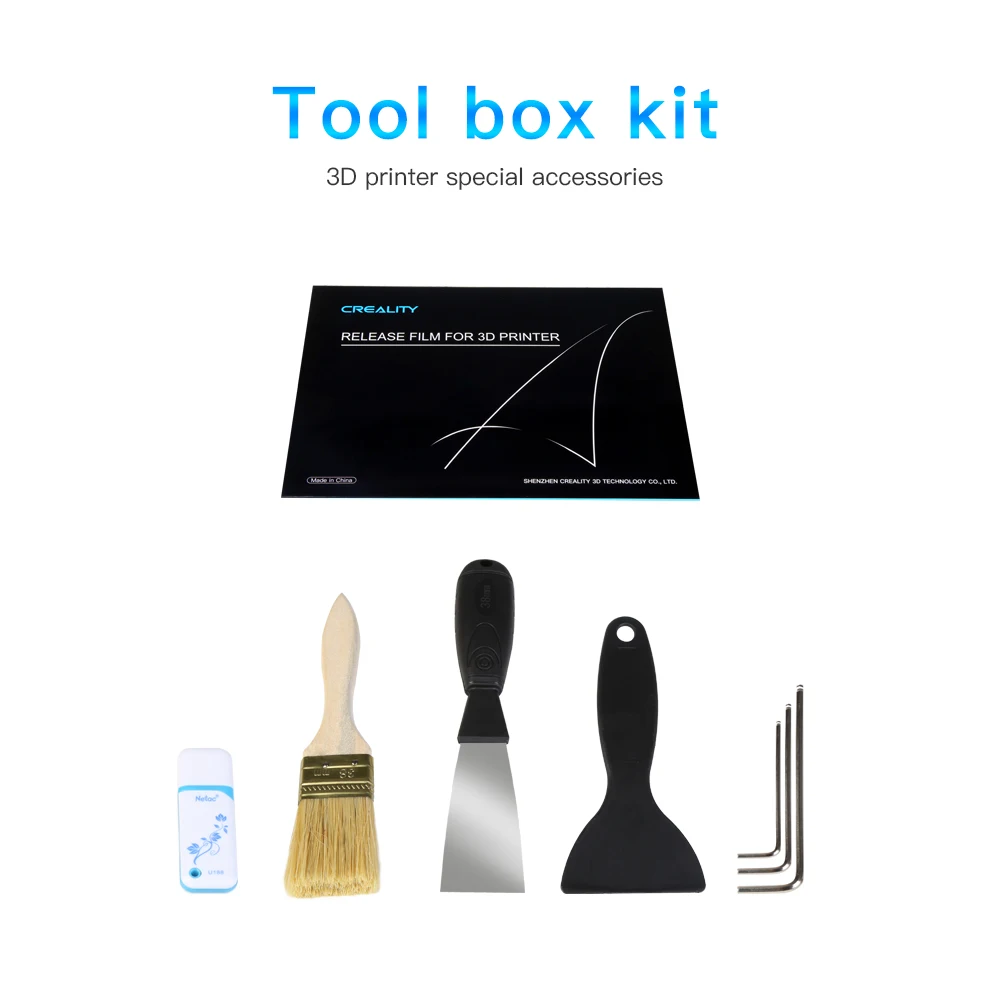 

Creality 3D LD-002H Tool Box Kits 200*140*0.15mm Light-curing FEP Release Film For LD-002R Photocuring UV Resin 3D Printer Parts