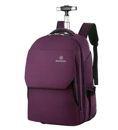Travel rolling luggage backpack women carry on  hand Luggage trolley bag travel Trolley backpack Bags on wheels Trolley Suitcase