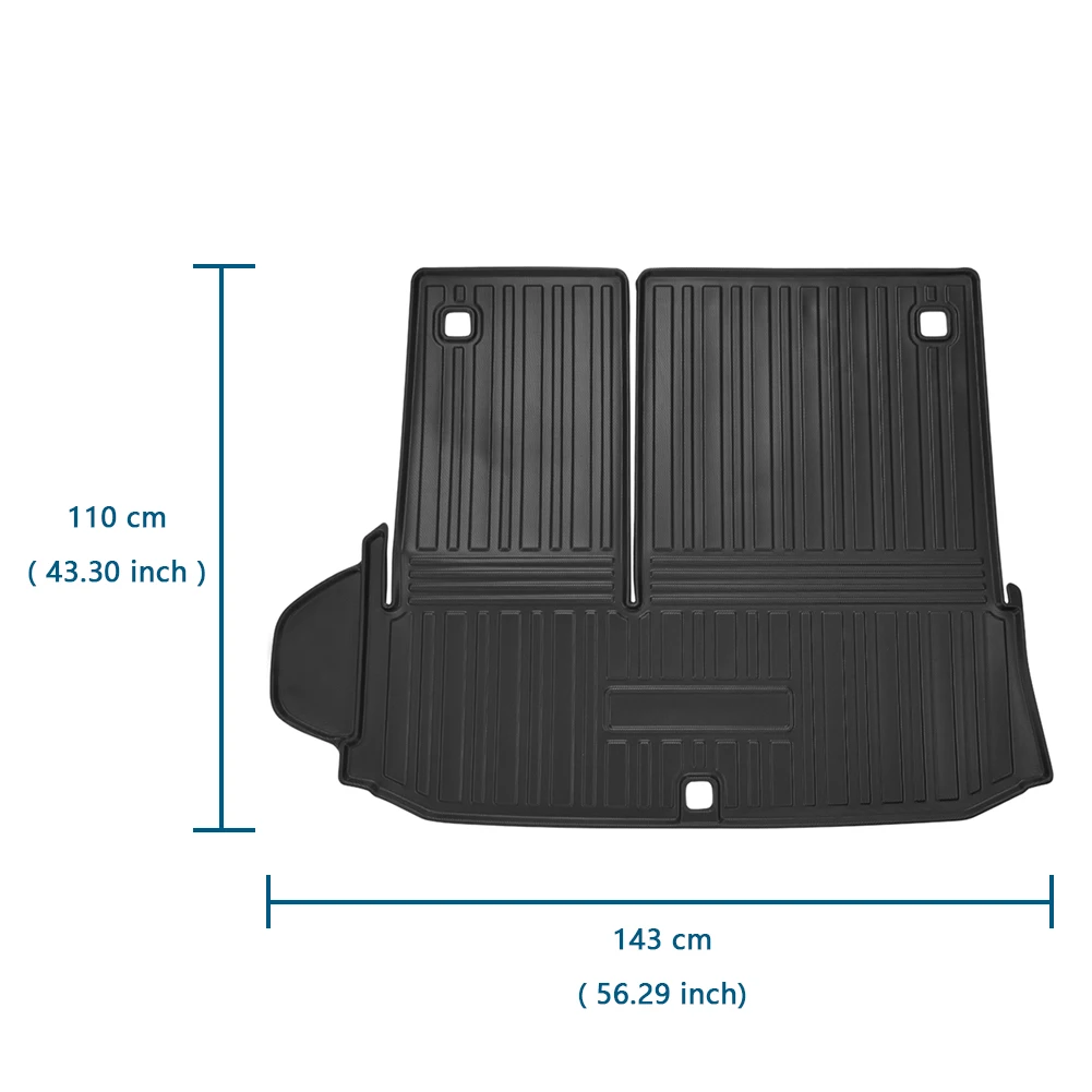 Car Trunk Cargo Mat Fit for Toyota Highlander 2020-2022 (Trunk Subwoofer Speaker), Car Trunk Liner