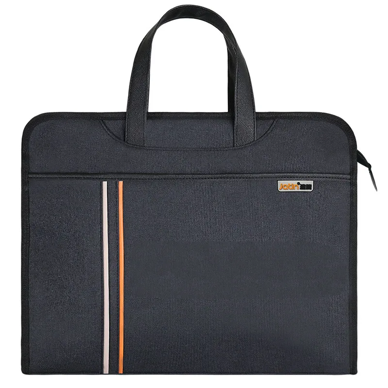 

File Folder Laptop Case Briefcase Document Bag Business Paper Bag Canvas Thick Waterproof Portable A4 Handbag Escolar
