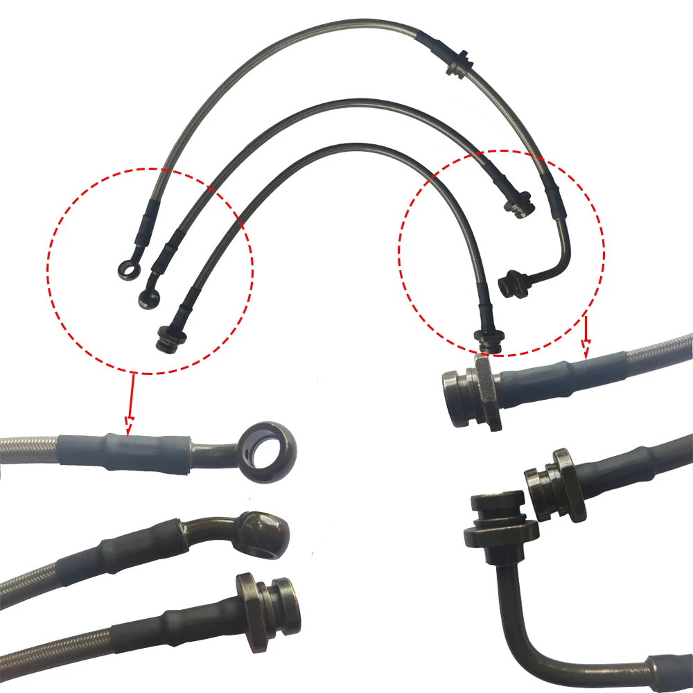 For 2007-2017 Suzuki Jimny JB23 JB43 Extend Lengthened Brake Hose 2-3 Inches  Offroad Suspension Lift Kits Brake Lines