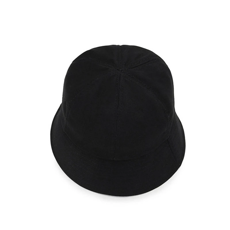 Summer Spring Black Women Bucket Hat Men Hip Hop Casual Solid Color Panama Cap Outdoor Beach Visor Sun Hats Lady Fisherman Cap