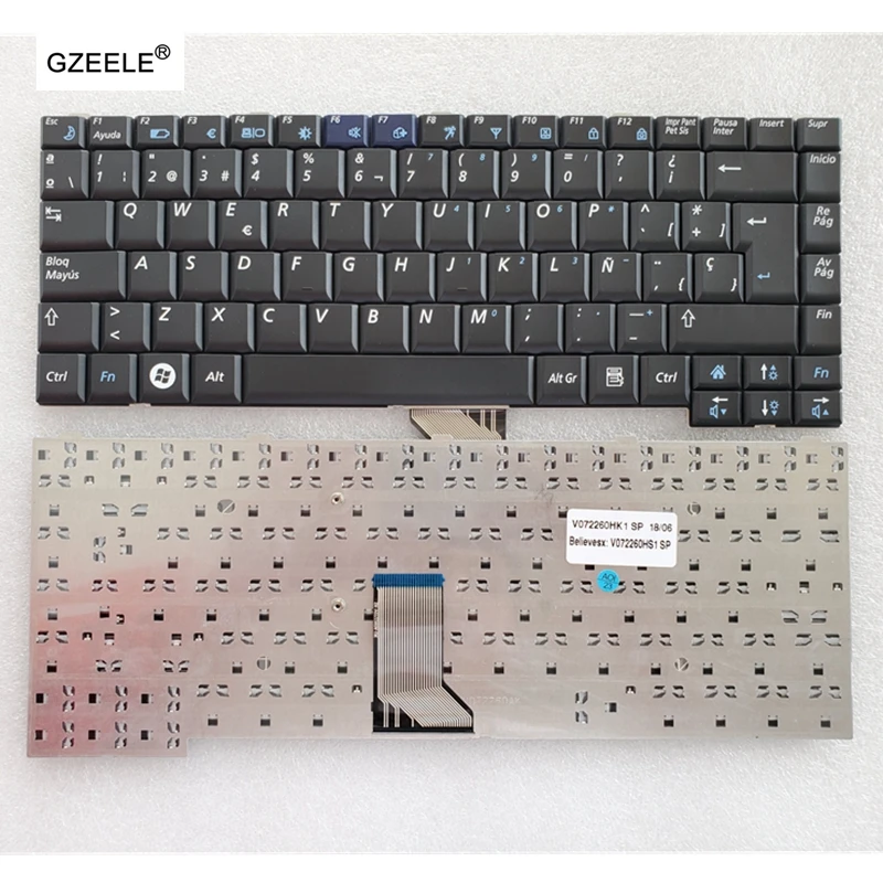 Hiszpański SP klawiatura do laptopa SAMSUNG NP-R60 R70 R510 R560 P510 P560 P500 R508