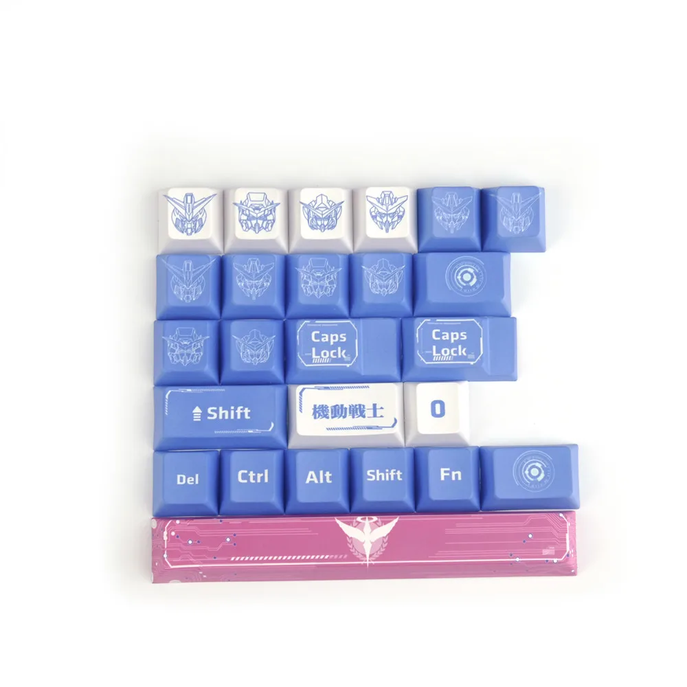 Nasadki klawiszy Solider profil wiśniowy PBT DYE Sub Keycap 2U 1.75U 1.5U Shift dla 60 61 64 68 87 96 104 108 klawiatura mechaniczna