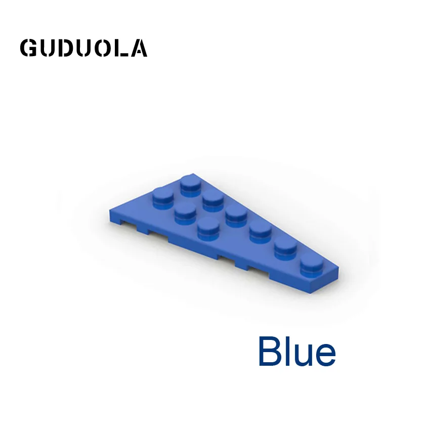Guduola Rechte Platte 3 x 6 mit Winkel 54383 Spezialziegel MOC Build Kleine Praticle-Blöcke 25 teile/los