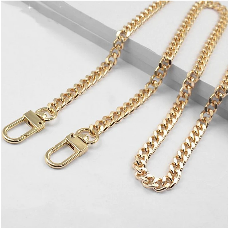 Little Steel Chains 7.5mm Replacement Detachable Purse Chain Shoulder Crossbody Bag Strap for Small Handbag, Clutch Handles