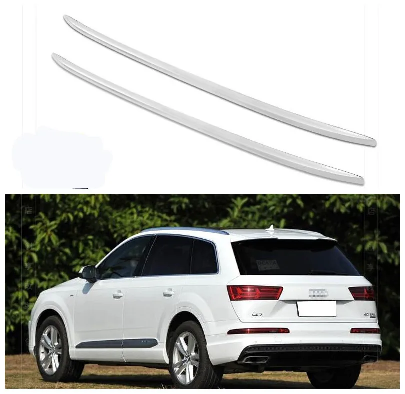 Aluminum alloy Car Roof Rails Rack Carrier Bars Silve Fits For AUDI Q7 2016 2017 2018 2019