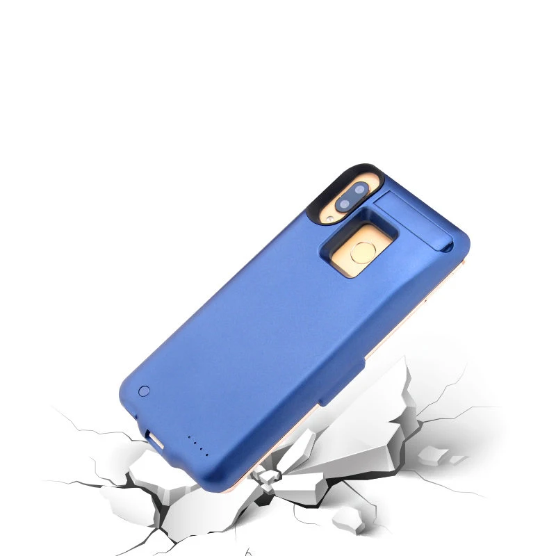 صدمات بطارية شاحن حالة لهواوي نوفا 3 3i الخارجية قوة البنك الاحتياطي شحن الوقوف الغطاء الخلفي ForHuawei الشرف 8X ماكس