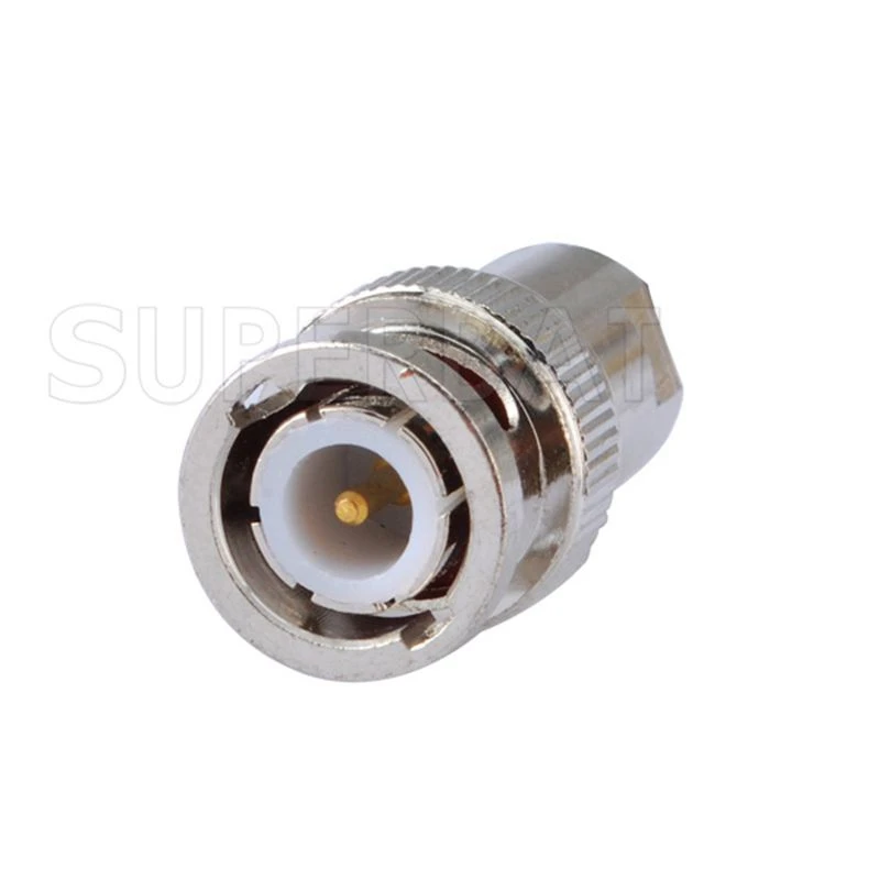 Superbat-Adaptador de BNC-FME BNC macho a conector FME, conector Coaxial RF recto, 5 uds.