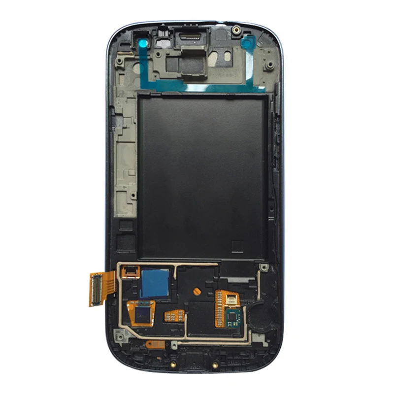 Super AMOLED For SAMSUNG  S3 LCD Display Touch Screen with Frame i9300 i9305 For SAMSUNG S3 LCD Display i747 i535 T999 LCD