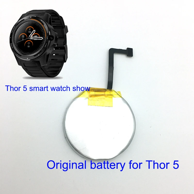 New 2021 rechargeable Battery For zeblaze thor 5 pro smartwatch Thor 5 Thor 6 smart watch phone watch plastic back cover