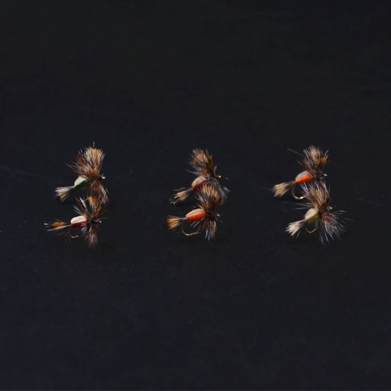 Contemplation 14-16 #4 Opsional Gaya Humpy Mengambang Ikan Trout FLY 5 Pcs Air Cepat Penarik Visibilitas Yang Baik dry Terbang Besar Tubuh Humpy