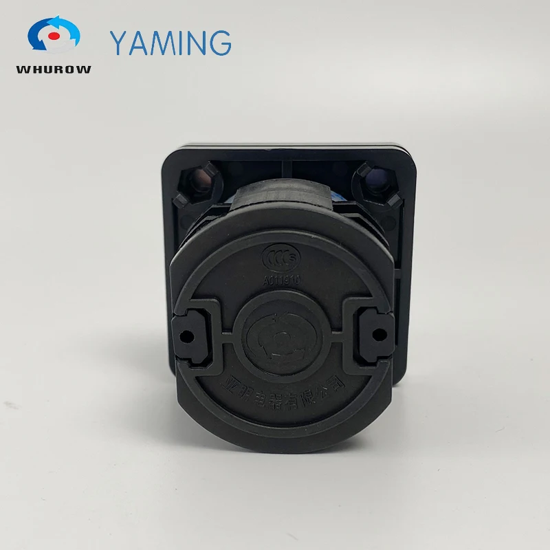 Yaming Electric LW8-10/2 ON-OFF-ON Changeover Rotary Cam Switch 660V 10A 2 Poles 3 Position 8 Terminals Silver Contact