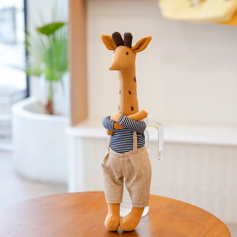 Kawaii Plüsch Spielzeug Für Kinder Niedlich Gestopft Deer Puppe Schöne Giraffe Spielzeug Für Kinder Mädchen Spielzeug Baby Beschwichtigen Puppe Hause decor