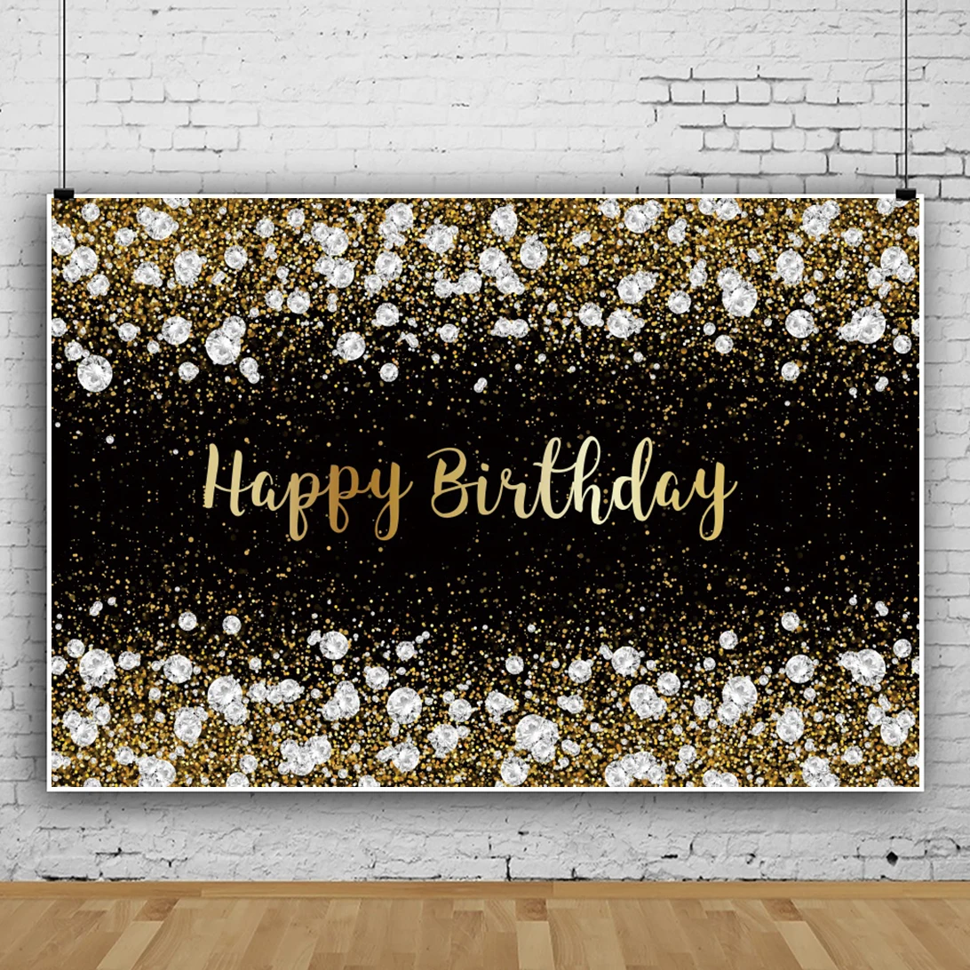 خلفية عيد ميلاد من Laeacco ماسية ذهبية منقط من البولكا اللامع صورة مخصصة للتصوير الفوتوغرافي خلفية للتصوير بالاستوديو