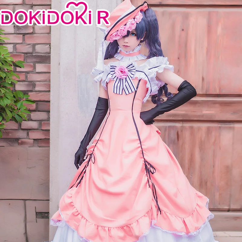 DokiDoki-R Anime Cosplay Black Butler Kuroshitsuji Ciel Phantomhive Kuroshitsuji Ciel Phantomhive Costume Cosplay