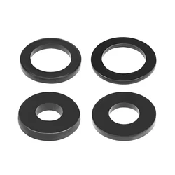Uxcell 30pcs Rubber Flat Washers 3-31mm ID 1.2-3.6mm Thick 7-45mm OD Gaskets Ring for Faucet Pipe Water Hose