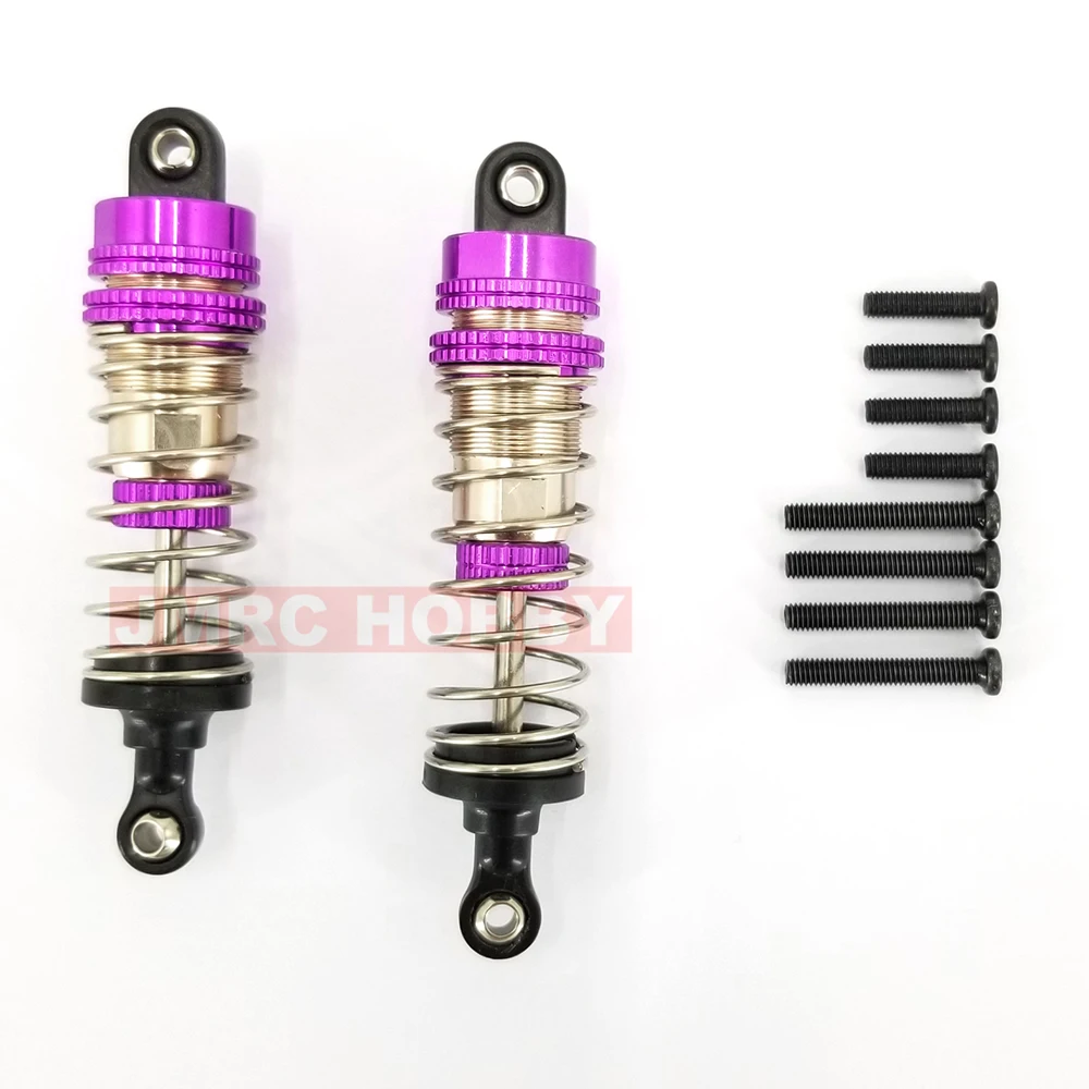 Wltoys Upgraded Shock Absorber 1/12 Front / Rear Metal Spring Damper For 124016/124017/124018/124019 RC Car Spare Parts