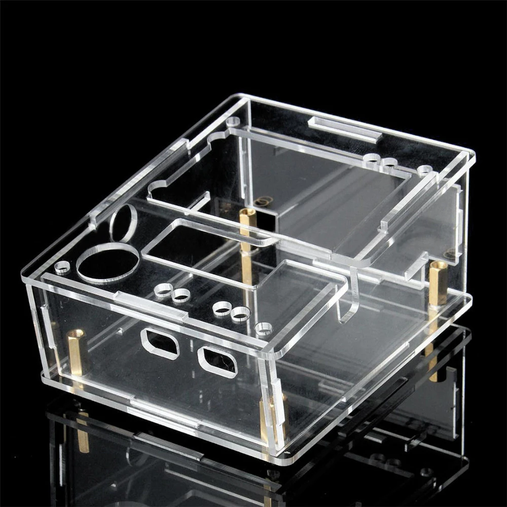 Clear Acrylic Case Shell Housing For GM328 Mega328 M328 Transistor Tester Capacitance ESR Meter Diy Kit (Only Case)