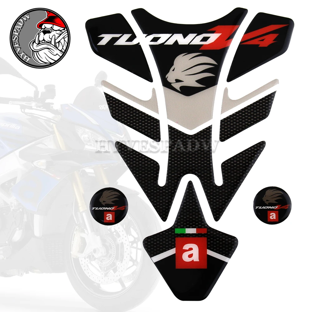 

Motorcycle Tank Pad Protector Sticker Fish Bone Sticker for Aprilia TUONOV4 TUONO V4 Tuonov4 2021 Rf