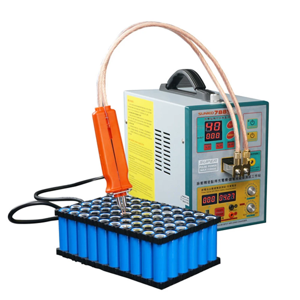 SPOT WELDER MACHINE 3.2KW BATTERY WELDING MACHINE WITH  110V/220V SUNNKKO 788S PRO