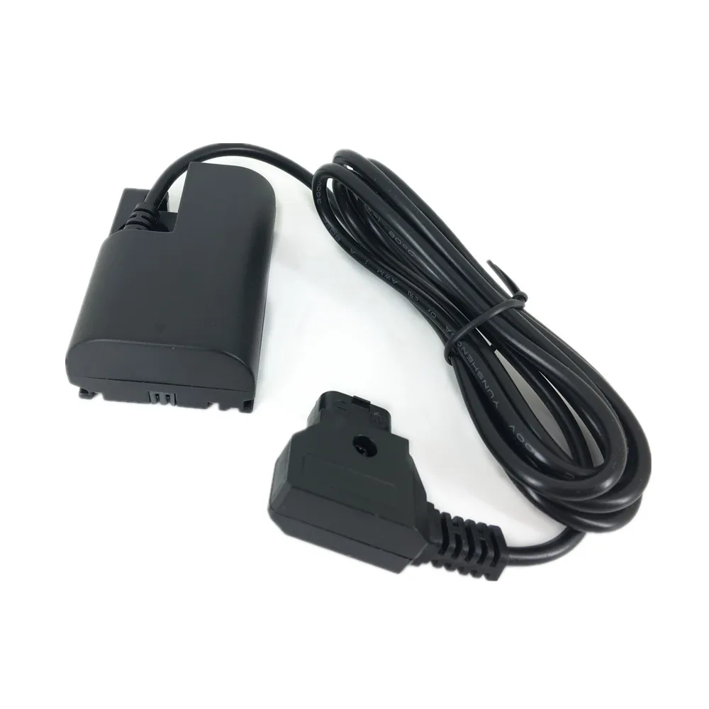 D-الحنفية إلى E6 الدمية البطارية تيار مستمر مقرنة مهائي كابلات الطاقة ل كاميرا كانون سمولهد كما LP-E6